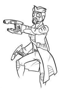 10 Star-Lord Coloring Pages Printable: Unleash Your Cosmic Creativity