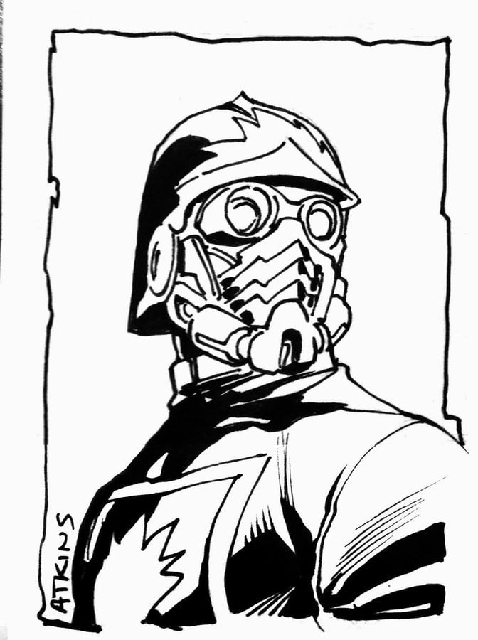 Coloring pages: Star-Lord