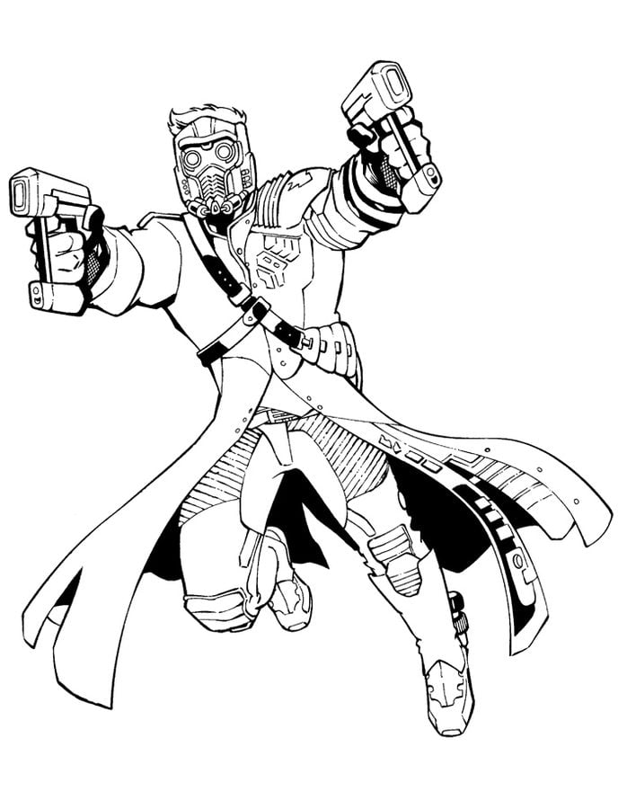 Coloriages: Star-Lord