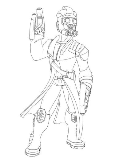 10 Star-Lord Coloring Pages Printable: Unleash Your Cosmic Creativity