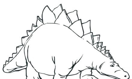 Ausmalbilder: Stegosaurus