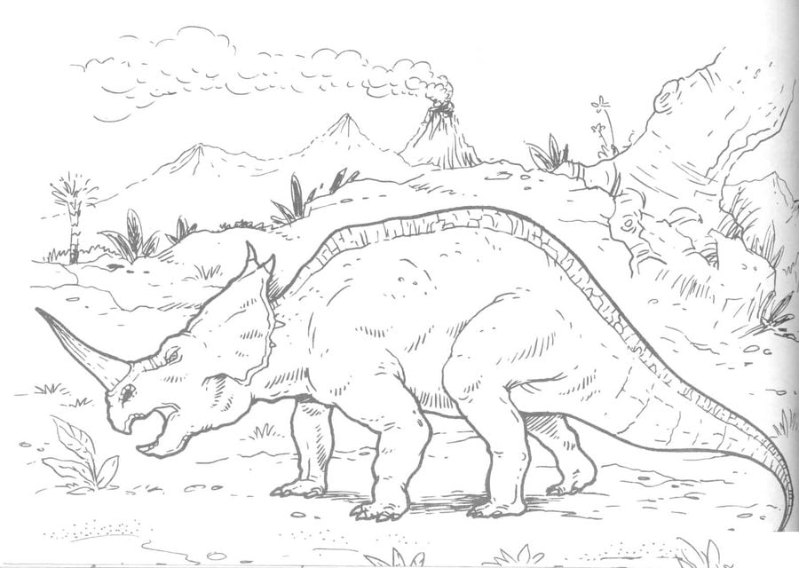 Dibujos para colorear: Styracosaurus