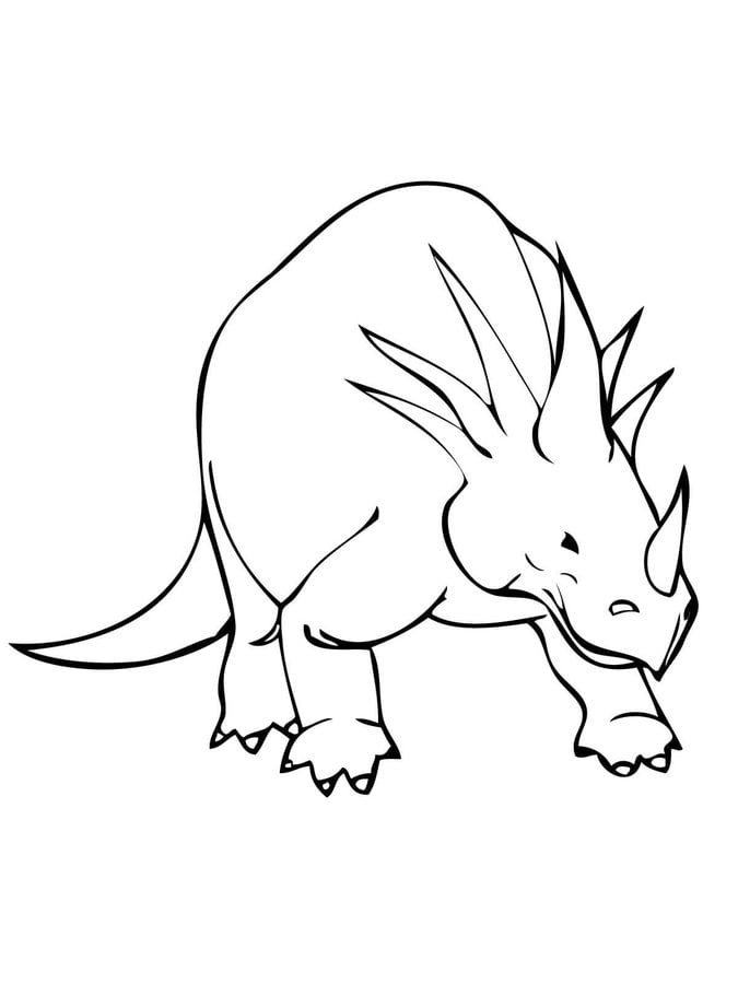 Kolorowanki: Styrakozaur