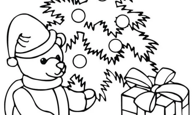 Coloring pages: Teddy Bear