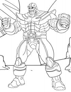 coloring pages coloring pages thanos printable for kids