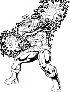 coloring pages coloring pages thanos printable for kids
