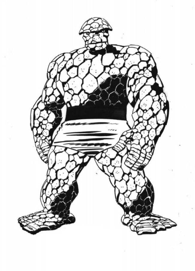 Coloring pages: Ben Grimm / Thing