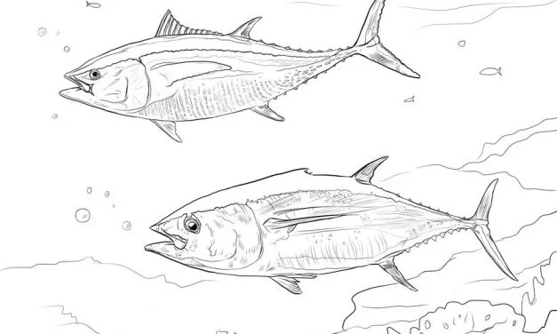 Coloring pages: Tuna
