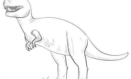 Coloring pages: Tyrannosaurus