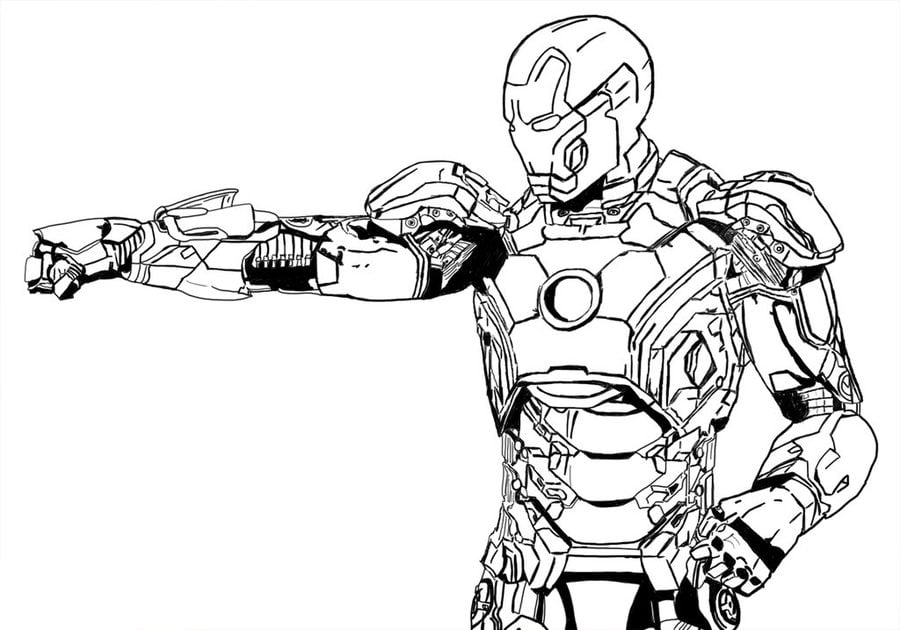 Coloring pages: Ultron 3