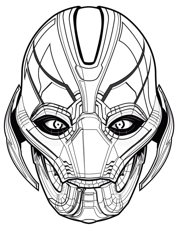 Coloring pages: Ultron 4