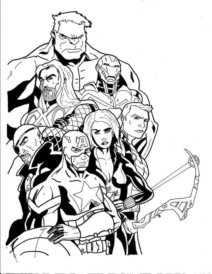 Coloring pages: Ultron 5