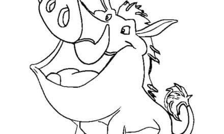 Coloring pages: Warthog