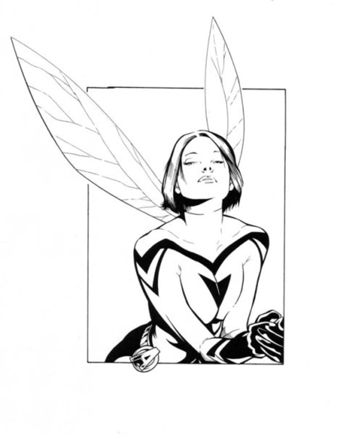 Coloring pages: Wasp
