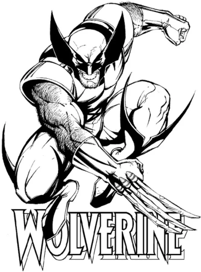 Disegni da colorare: Wolverine 10