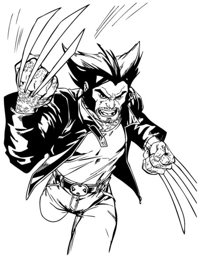 Disegni da colorare: Wolverine 2