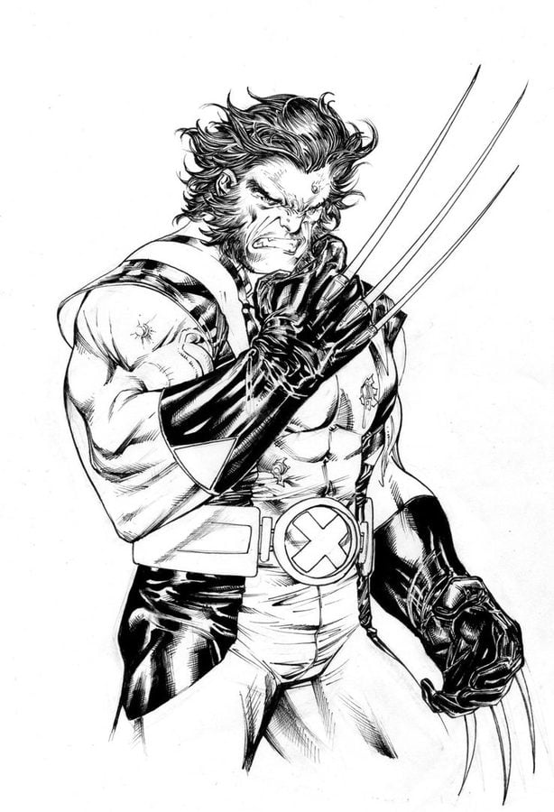 Dibujos para colorear: Wolverine