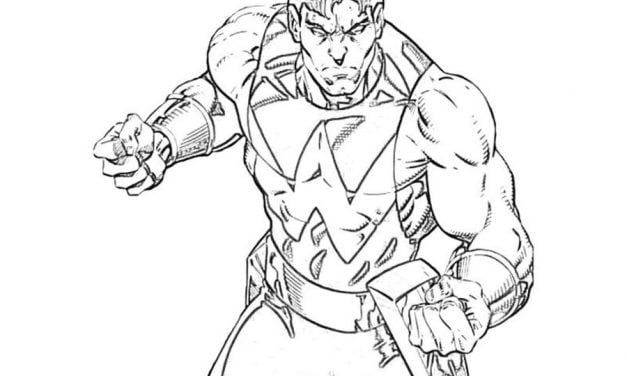 Coloring pages: Wonder Man