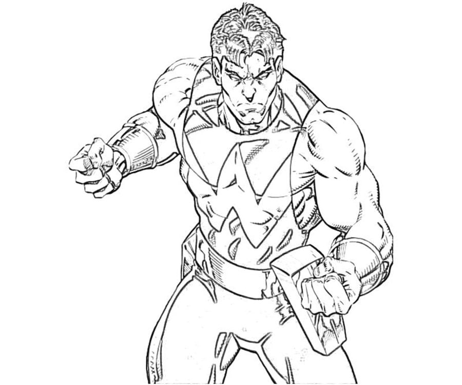 Coloring pages: Wonder Man