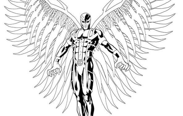 Coloring pages: Angel