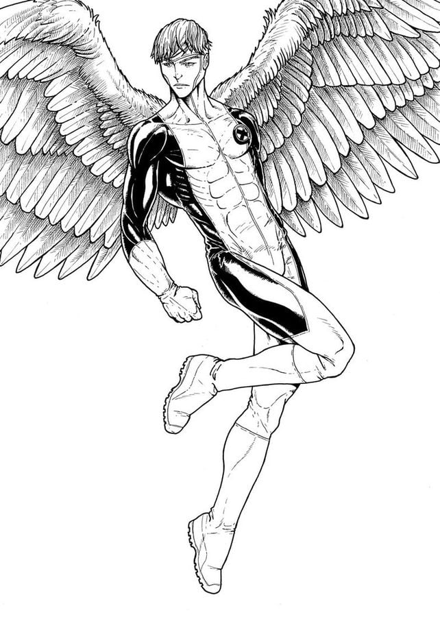 Coloring pages: Angel 2
