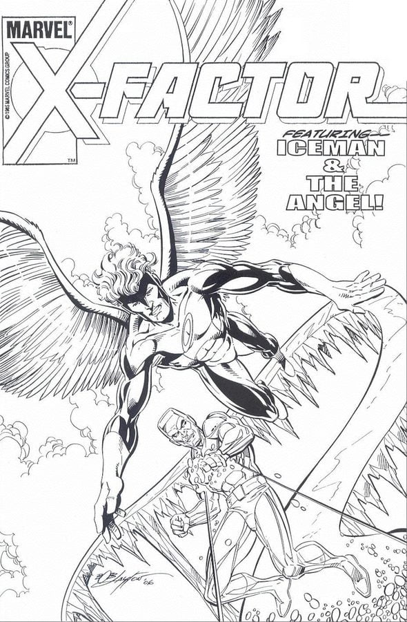 Coloring pages: Angel