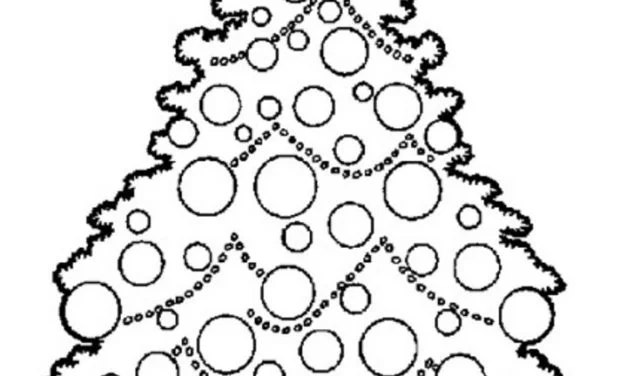 Coloring pages: Christmas Tree