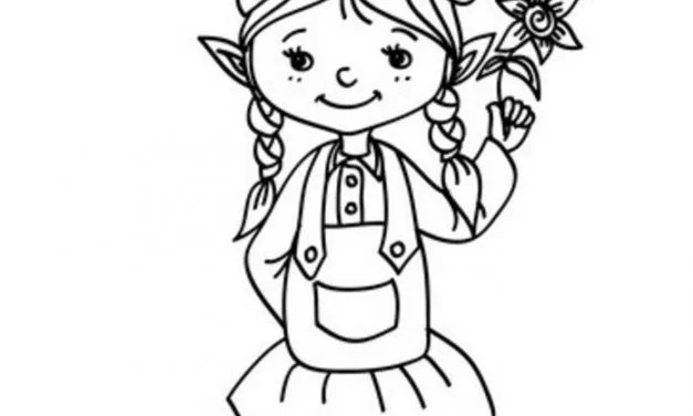 Coloring pages: Elf