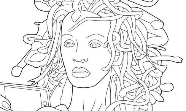 Dibujos para colorear: Medusa