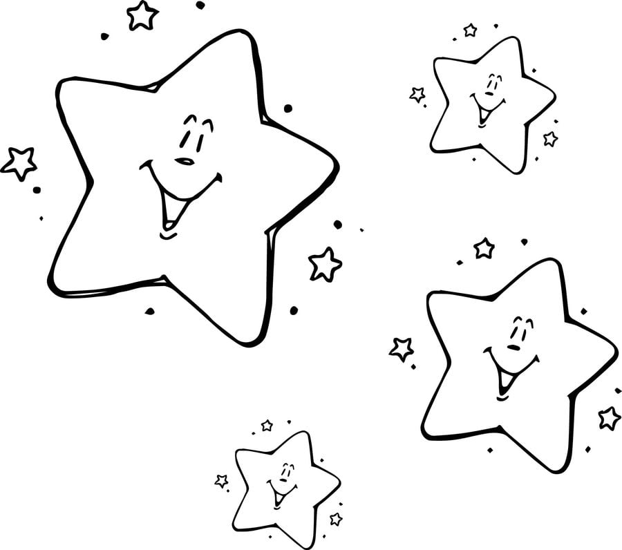Dibujos para colorear: Estrella