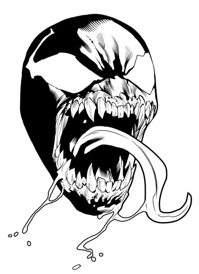 Ausmalbilder: Venom 15