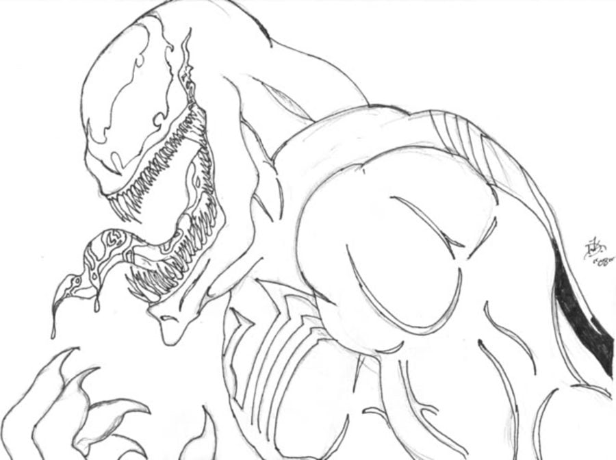 Coloring pages: Venom