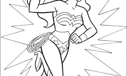 Ausmalbilder: Wonder Woman