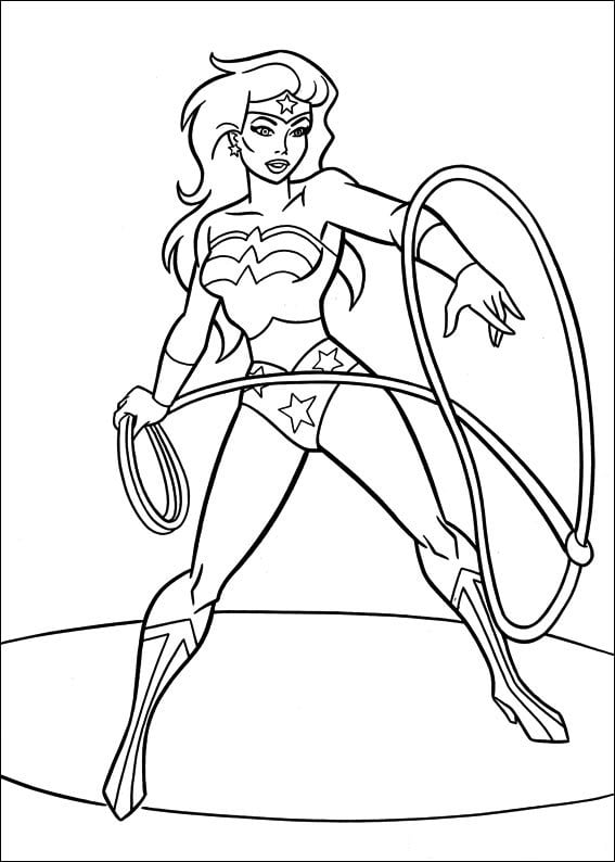 Dibujos para colorear: Wonder Woman