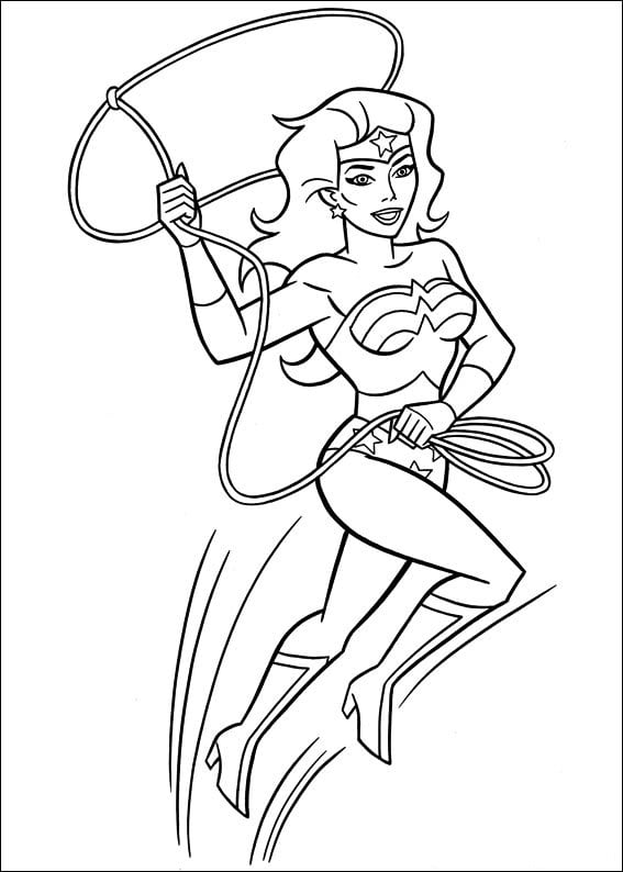 Disegni da colorare: Wonder Woman