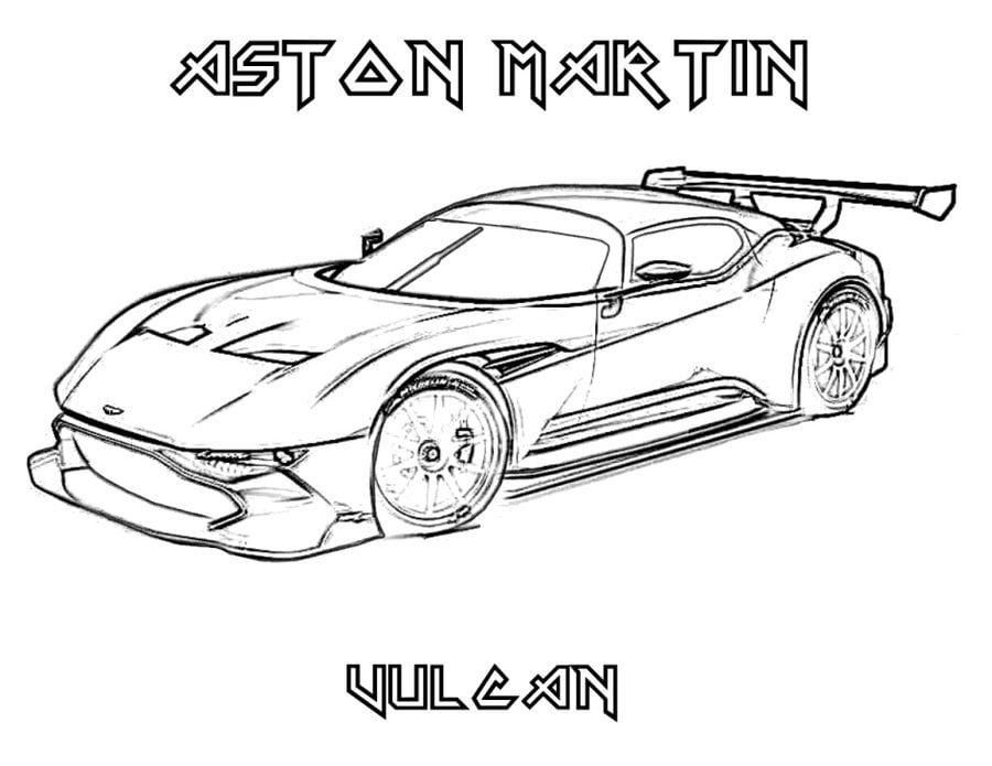 Coloring pages: Aston Martin 6