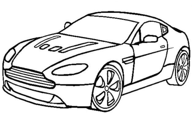 Coloring pages: Aston Martin