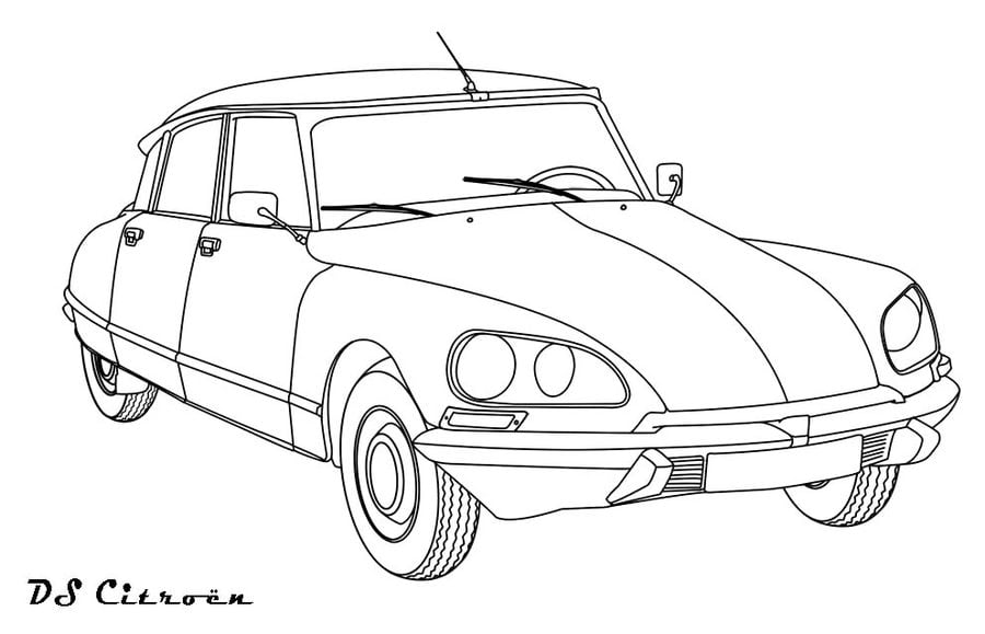 Dibujos para colorear: Citroën 1