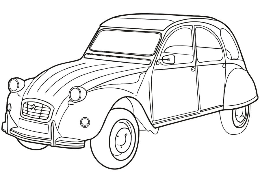 Dibujos para colorear: Citroën 3