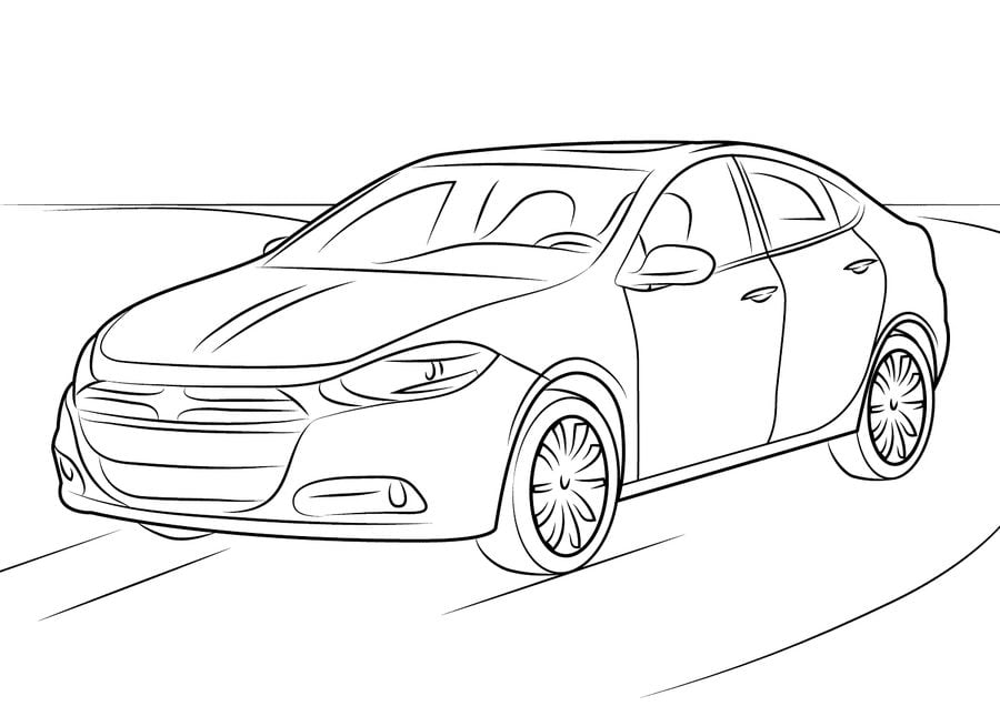 Coloring pages: Dodge