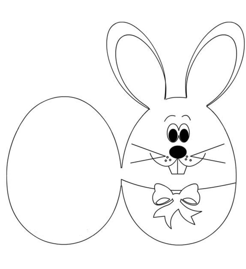 Coloring pages: Easter Cards
