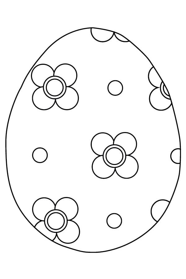 Coloring pages: Easter Eggs 4