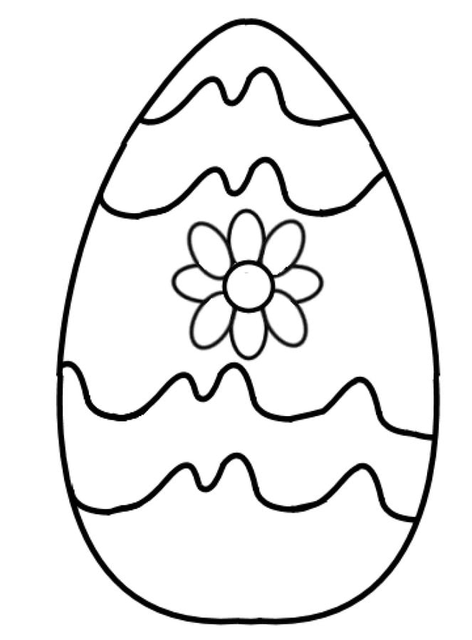 Coloring pages: Easter Eggs 7