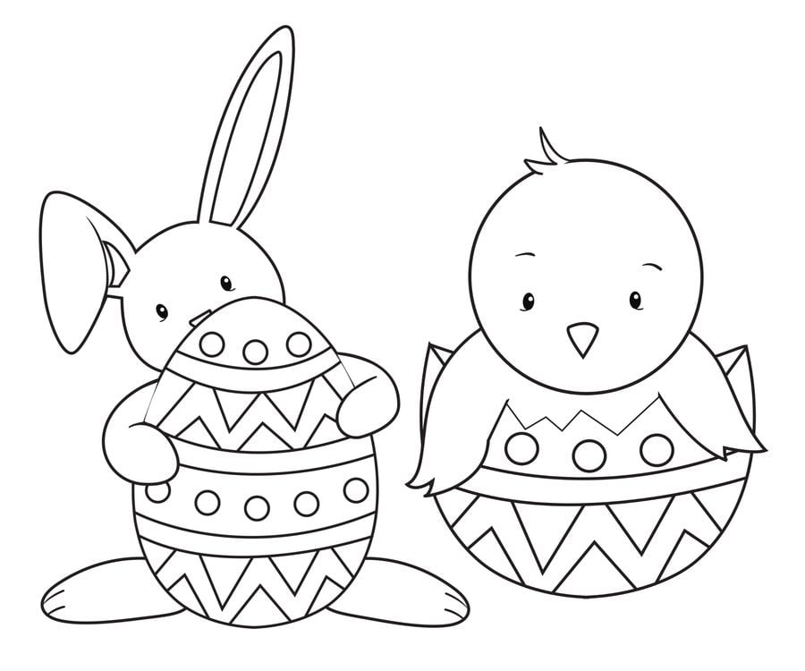 Coloring pages: Easter