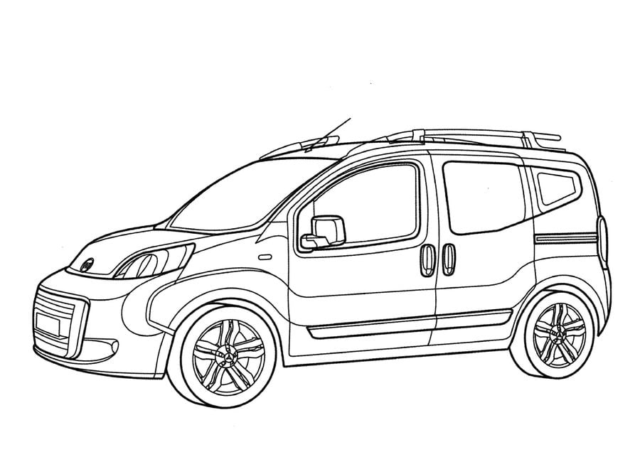 Coloring pages: Fiat