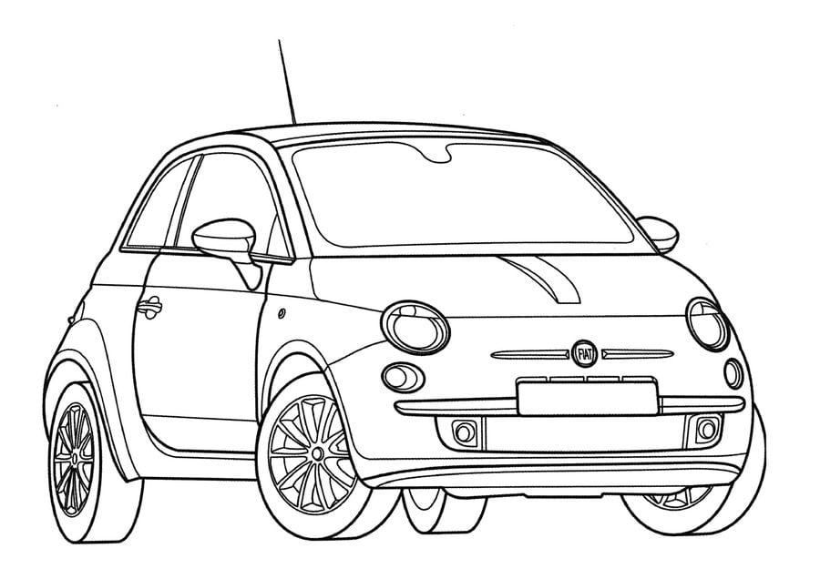 Dibujos para colorear: Fiat