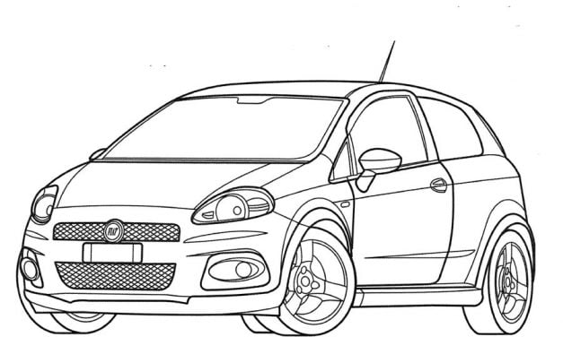 Coloring pages: Fiat