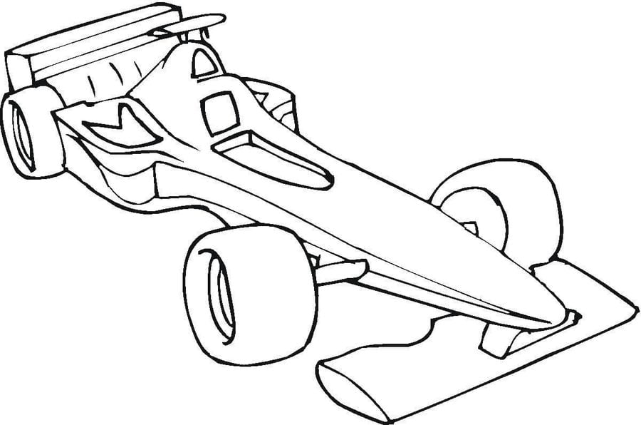 Ausmalbilder: Formel 1