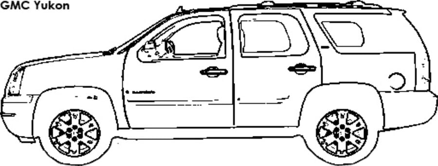 Coloring pages: GMC 4