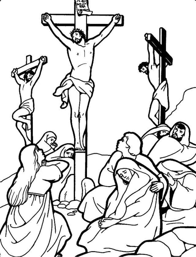 Coloring pages: Good Friday 3
